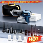 Portable Handheld Car Vacuum Cleaner – Wireless Strong Suction for Auto Interior