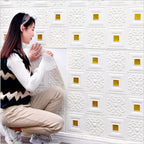 3D Brick Wall Stickers – Self-Adhesive Waterproof Panels for Home Decor