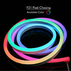 RGBIC Silicone Neon LED Strip – Music Sync Lighting for Room Decor