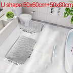 Absorbent Bathroom Rug – Slip-Resistant Floor Mat for Shower and Bathtub