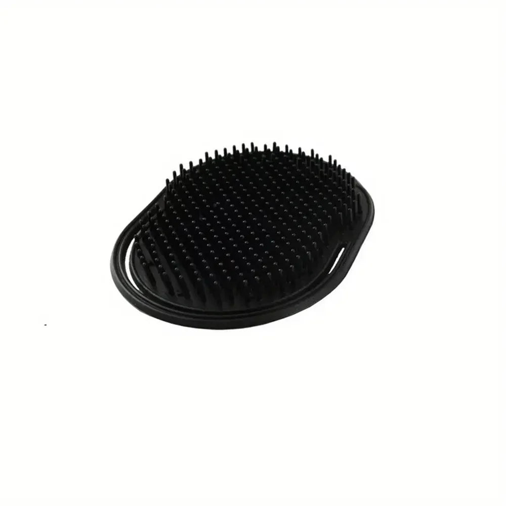 Portable Palm Massage Comb – Compact Grooming Brush for Men Travel
