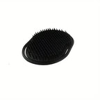 Portable Palm Massage Comb – Compact Grooming Brush for Men Travel