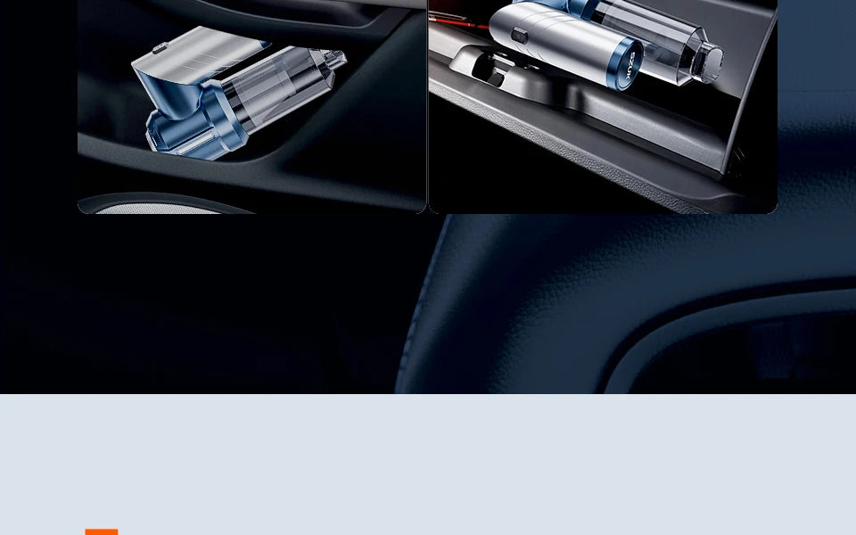 Portable Handheld Car Vacuum Cleaner – Wireless Strong Suction for Auto Interior