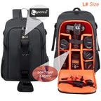 Waterproof Camera Backpack – Large Capacity DSLR Bag for Outdoor Photography