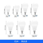 LED Light Bulbs – Energy Efficient E27 E14 Lamps for Home Interior Lighting