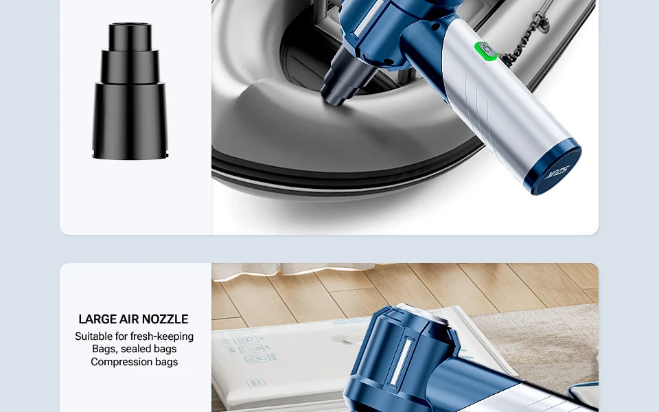 Portable Handheld Car Vacuum Cleaner – Wireless Strong Suction for Auto Interior