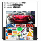 Double Layer Rubber Squeegee – Window Tint Scraper for Auto Detailing