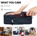 Waterproof Compression Packing Cubes – Space-Saving Luggage Organizers for Travel