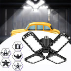 Adjustable LED Garage Lights – Foldable Ceiling Work Lamp for Workshop Warehouse