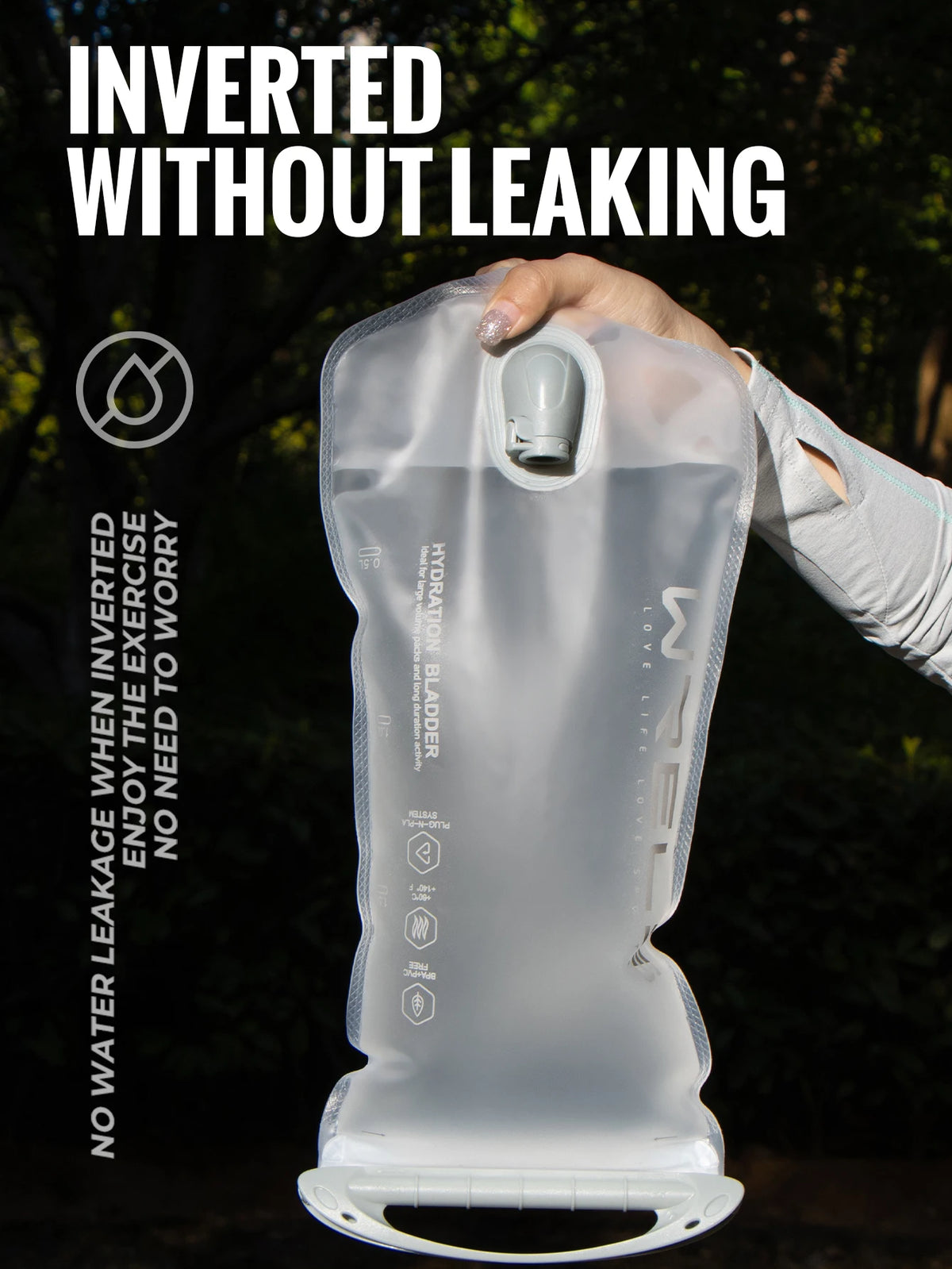 Hydration Bladder – BPA Free TPU Reservoir for Hiking Running and Cycling