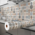 Marble Adhesive Wallpaper – Oil-Proof Film for Kitchen Countertop Renovation