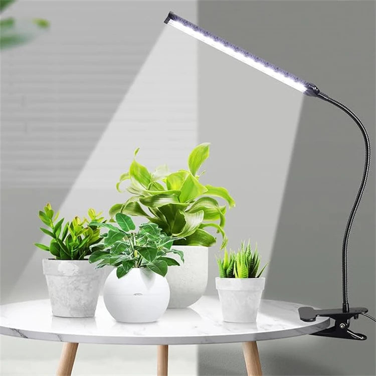LED Clip Grow Light – Full Spectrum Lamp for Indoor Plant Seed Starting