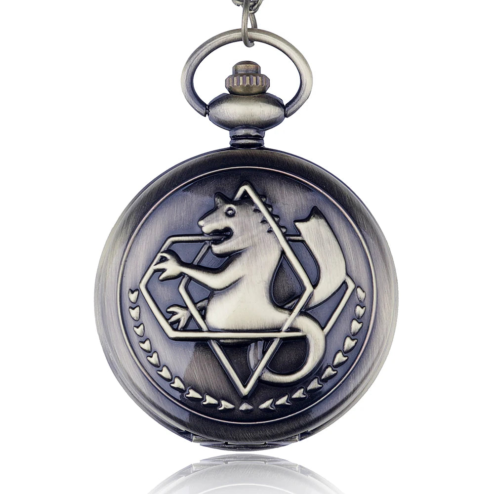 Fullmetal Alchemist Pocket Watch – Edward Elric Quartz Cosplay Accessory