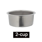 51mm Bottomless Portafilter – Stainless Steel Espresso Filter for Delonghi