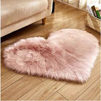 Heart Shaped Plush Carpet – Thickened Bedroom Rug for Home Decor