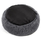 100cm Plush Donut Pet Bed – Calming Round Mat for Large Dogs and Cats