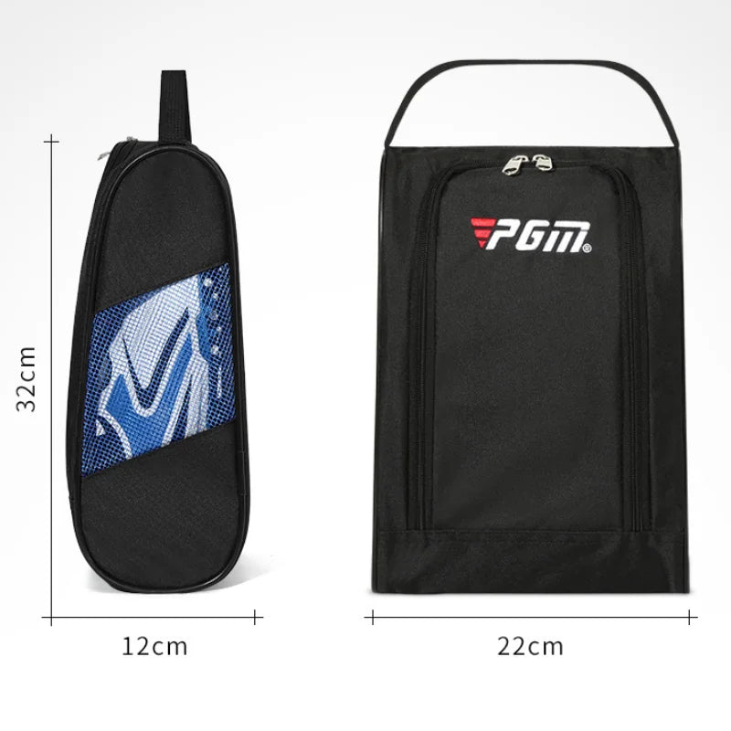 Portable Golf Shoe Bag – Breathable Nylon Carrier for Sports Accessories