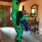 Inflatable Alien Monster Suit – Green Cosplay Costume for Adult Parties
