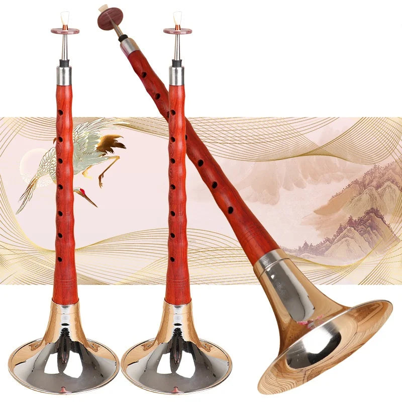 Traditional Chinese Suona Horn – Professional Woodwind for Folk Music