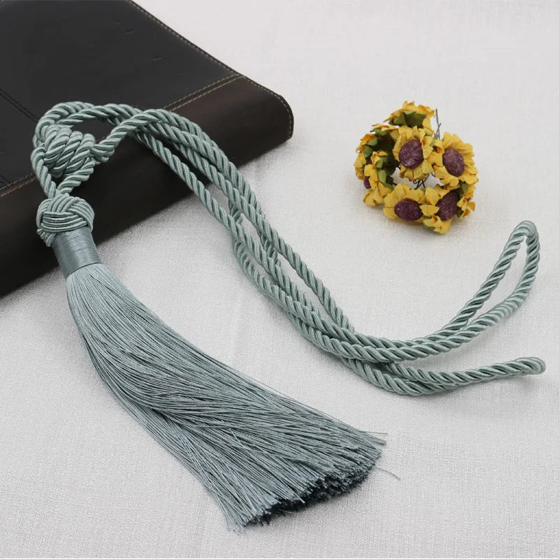 Decorative Tassel Curtain Tiebacks – Elegant Holdbacks for Home Drapery