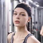 Moisture-Wicking Elastic Sweatband – Breathable Headband for Gym and Sports