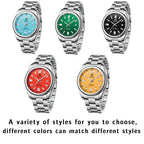Stainless Steel Mechanical Watch – 10Bar Waterproof for Diving and Sports