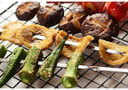 Stainless Steel Barbecue Skewers – Reusable Metal Kebabs for Outdoor Cooking
