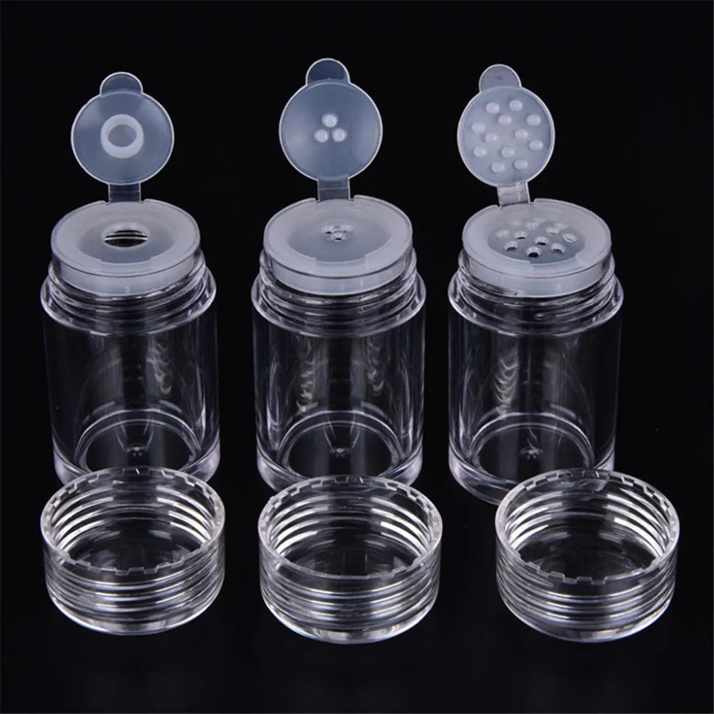 Portable Plastic Spice Jar – Mini Reusable Seasoning Bottle for Outdoor Camping