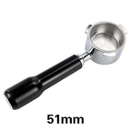 51mm Bottomless Portafilter – Stainless Steel Espresso Filter for Delonghi