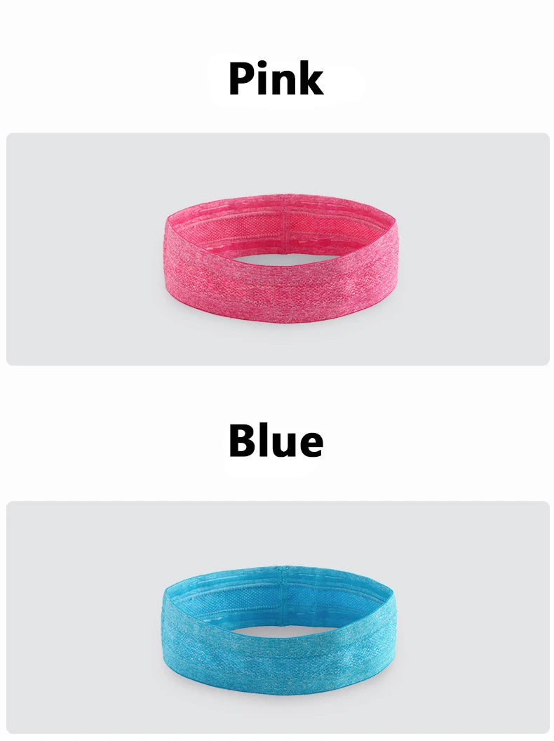 Moisture-Wicking Elastic Sweatband – Breathable Headband for Gym and Sports