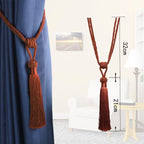 Handmade Tassel Curtain Tieback – Decorative Drapery Holdback for Home Decor