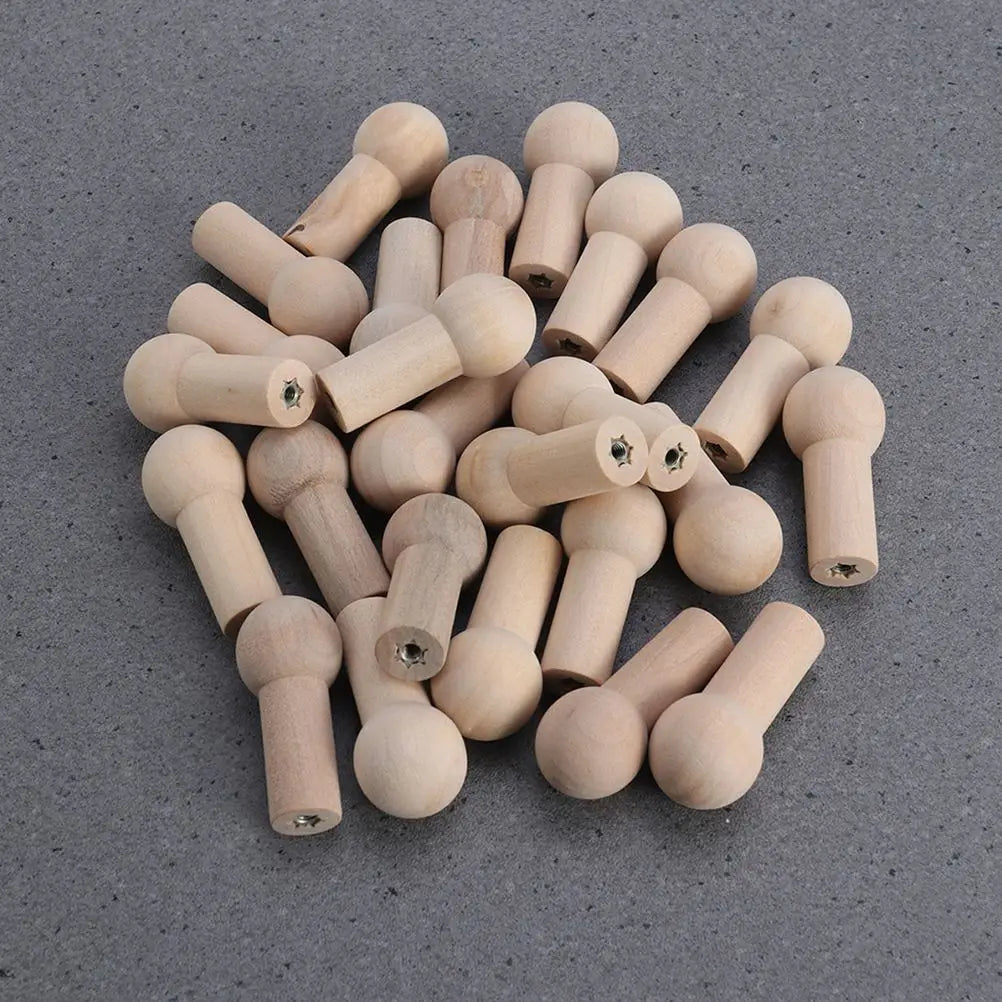 Wall Mounted Wooden Peg Hooks – Decorative Shaker Rack for Home Organization