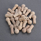 Wall Mounted Wooden Peg Hooks – Decorative Shaker Rack for Home Organization