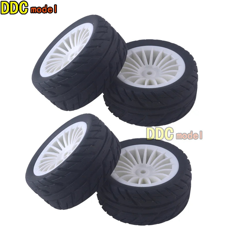 Rubber RC Car Wheels – Upgrade Tires for 1/16 Scale Remote Control Vehicles