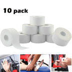 White Cotton Athletic Tape – Adhesive Sport Bandage for Muscle Support
