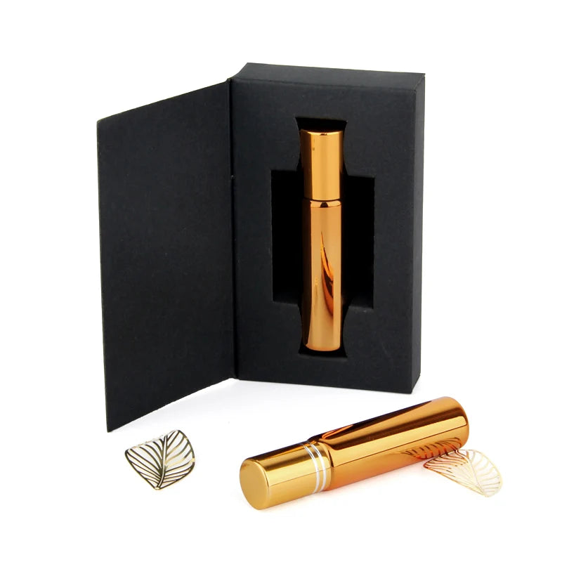 10ml Glass Roller Bottles – Stainless Steel Essential Oil Vials for Travel