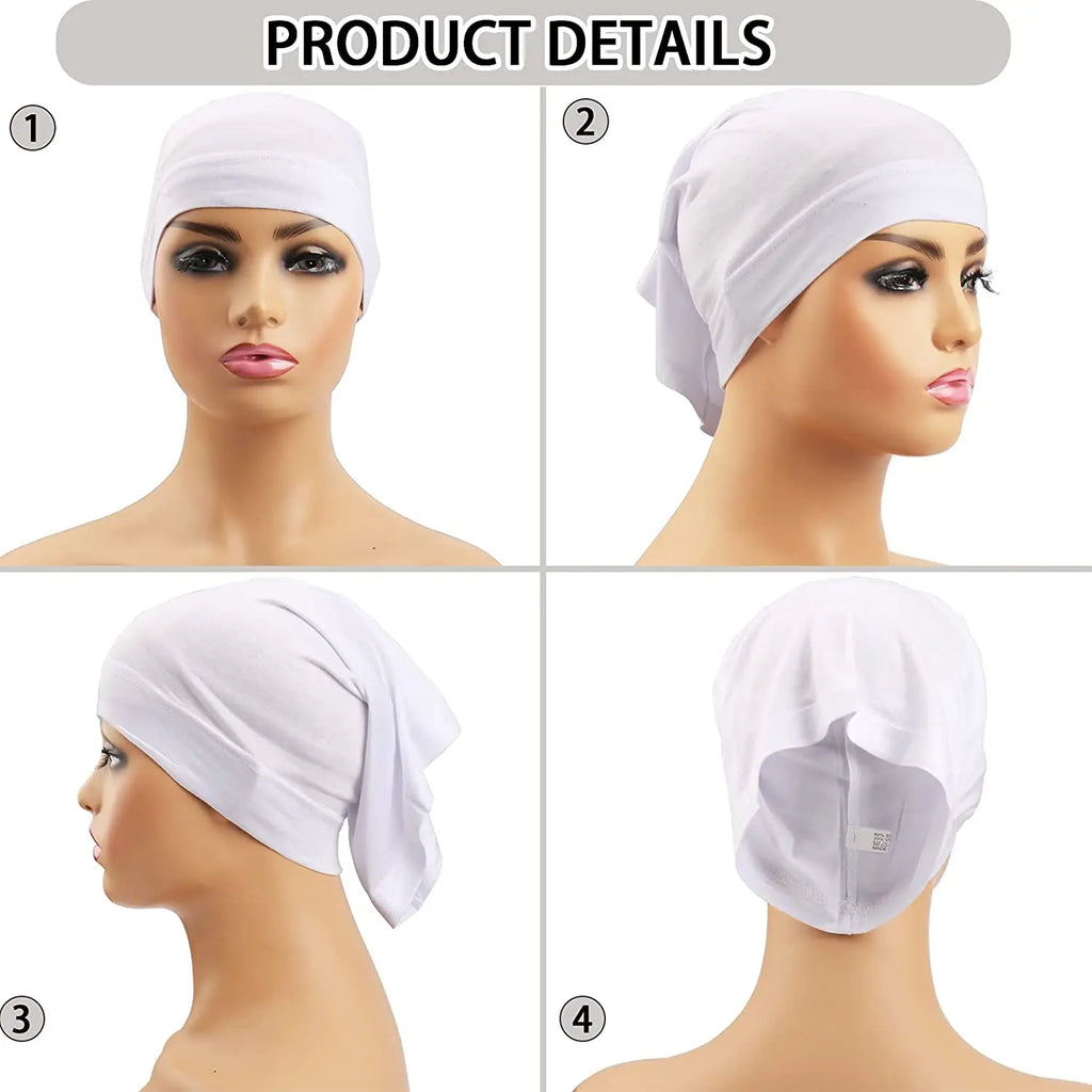 Spandex Dreadlock Tube Cap – Elastic Satin Hair Wrap for Sleeping