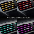 Car Air Vent Trim Strips – U Style Interior Decoration for Auto Dashboard