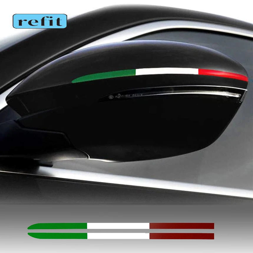 Rearview Mirror Garland Sticker – Aesthetic Interior Decor for Alfa Romeo Giulia