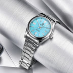 Stainless Steel Mechanical Watch – 10Bar Waterproof for Diving and Sports