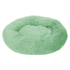 100cm Plush Donut Pet Bed – Calming Round Mat for Large Dogs and Cats