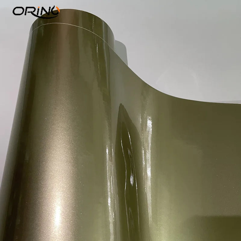 Metallic Candy Vinyl Car Wrap – Glossy Glitter Film for Vehicle Decoration