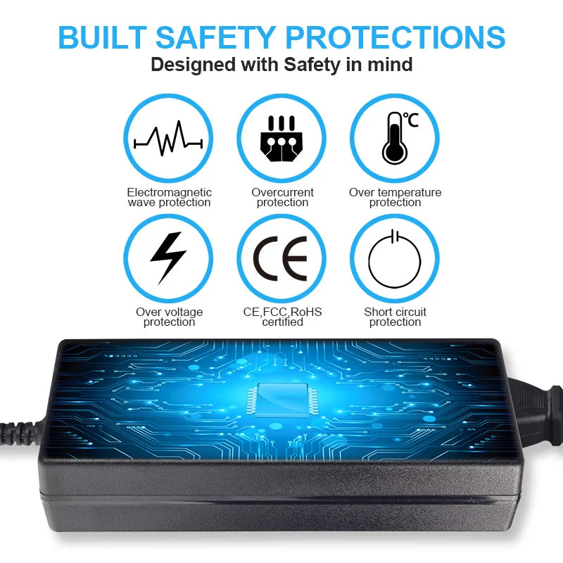Universal LED Power Supply Adapter – Multi-Voltage Transformer for CCTV