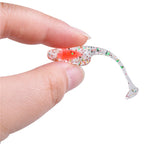 Luminous Silicone Fishing Lures – 5cm Floating Swimbaits for Trout Fishing