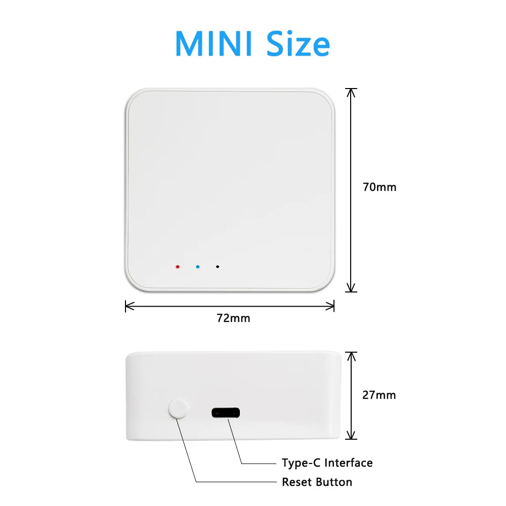 Smart Gateway Hub – Multi-Mode ZigBee WiFi for Home Automation Systems