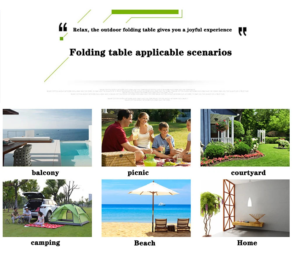 Portable Aluminium Folding Table – Ultra Light Outdoor Desk for Camping Picnic