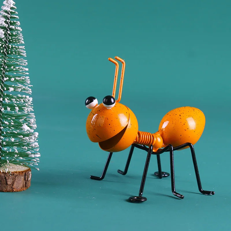 Metal Ant Wall Sculptures – Decorative Insect Art for Garden and Home Decor