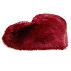 Heart Shaped Plush Carpet – Thickened Bedroom Rug for Home Decor