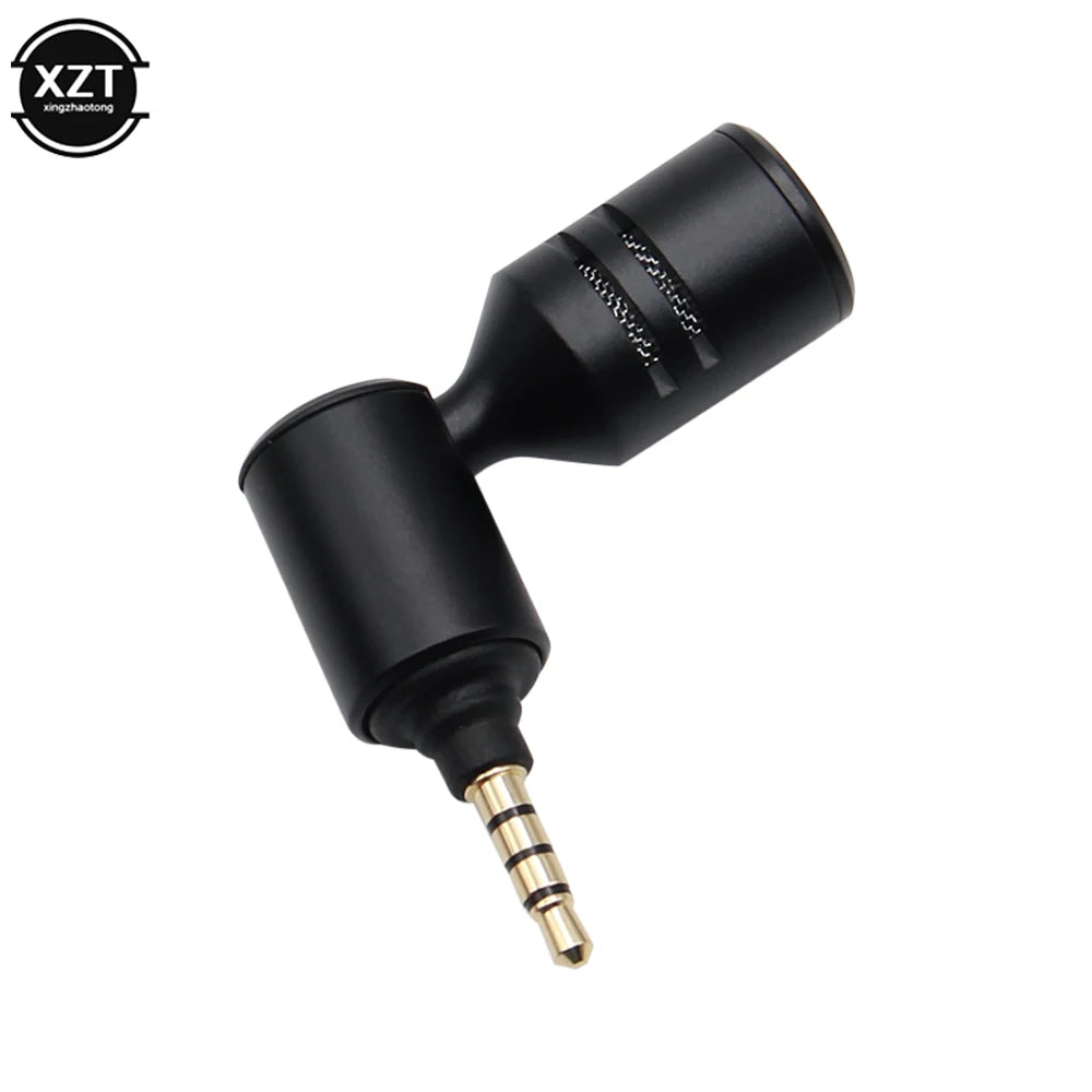 Portable Mini Microphone – 3.5mm Type-C Flexural Mic for Phone and Laptop