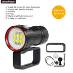 Underwater LED Photography Light – 20000LM Waterproof Video Torch for Diving